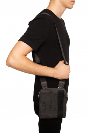 Patterned shoulder bag with logo, zdjęcie 2 Patterned shoulder bag with logo od Versace Jeans